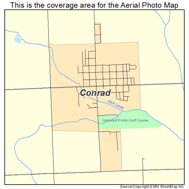 Conrad, IA location map 