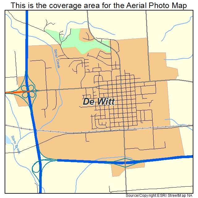 De Witt, IA location map 