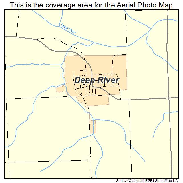 Deep River, IA location map 