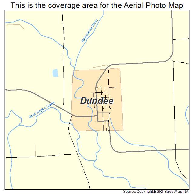 Dundee, IA location map 