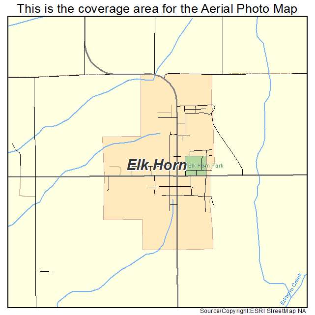 Elk Horn, IA location map 