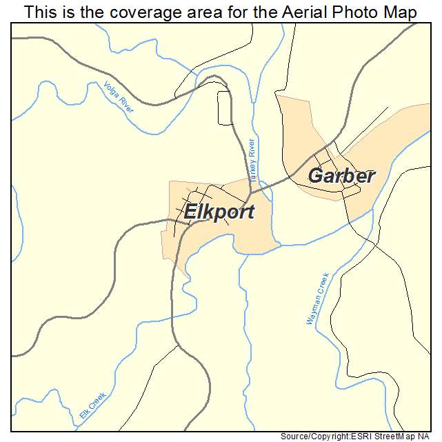 Elkport, IA location map 