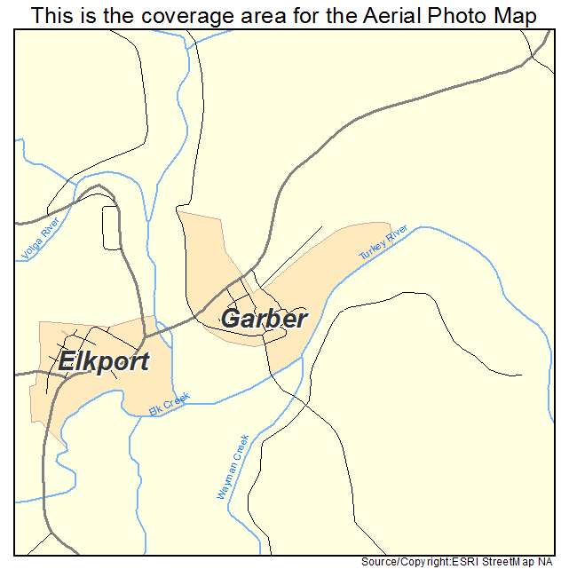 Garber, IA location map 