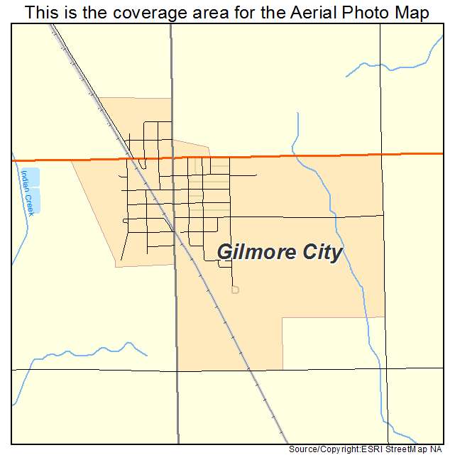 Gilmore City, IA location map 