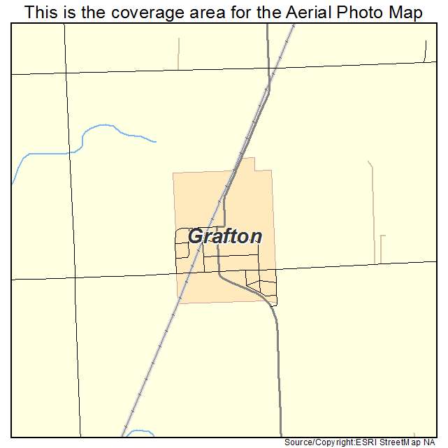 Grafton, IA location map 