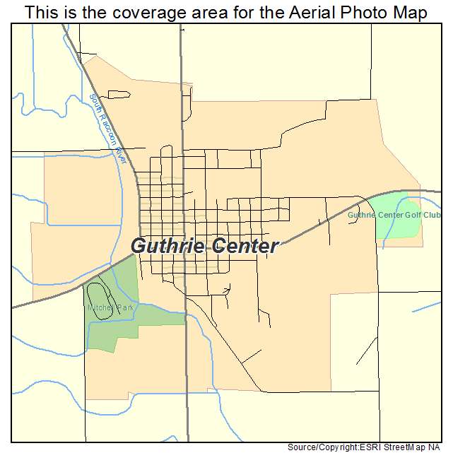 Guthrie Center, IA location map 