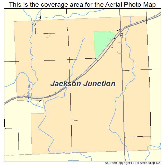 Jackson Junction, IA location map 
