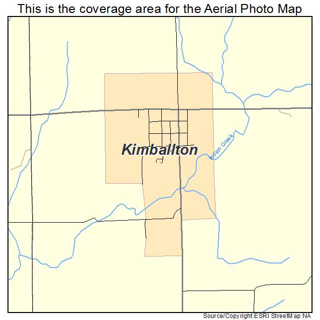 Kimballton, IA location map 