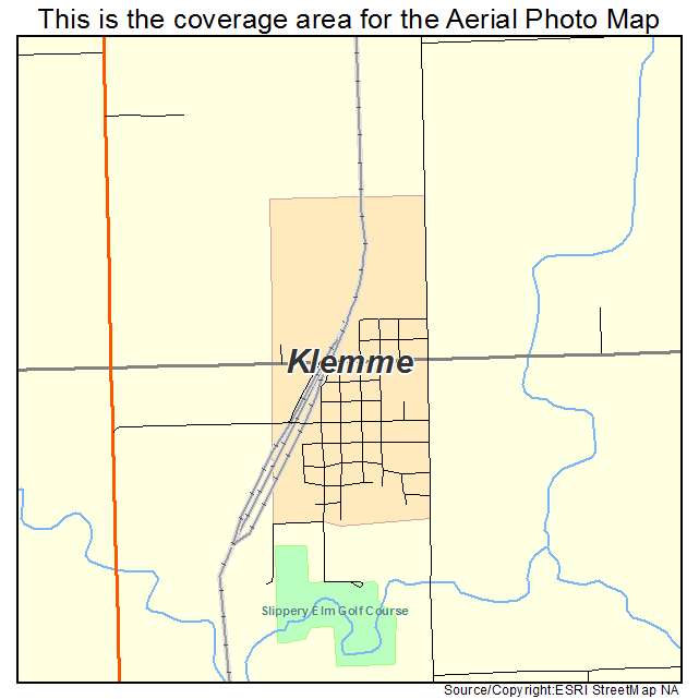 Klemme, IA location map 