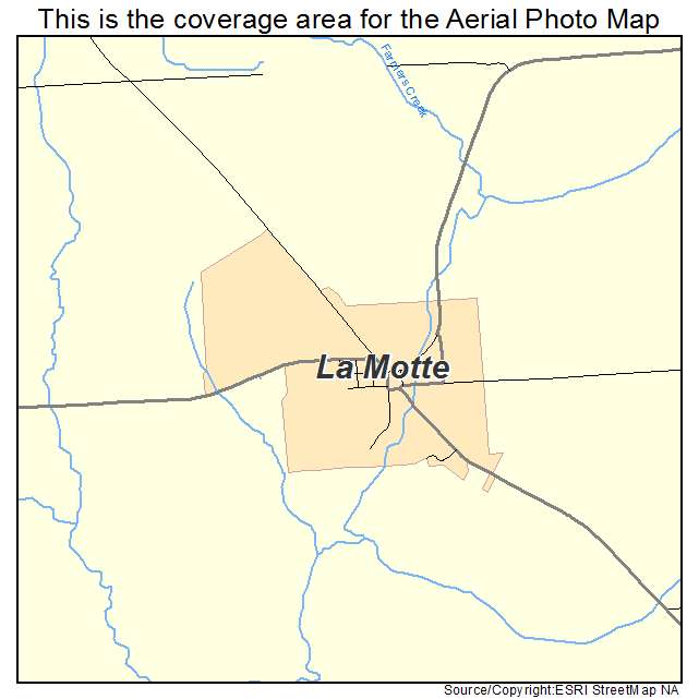 La Motte, IA location map 