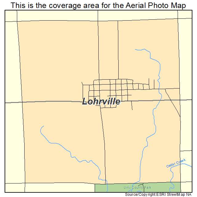 Lohrville, IA location map 