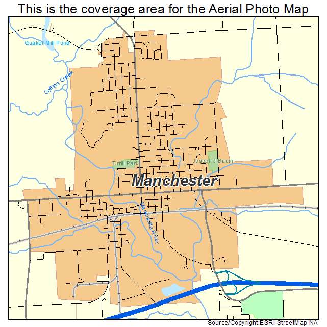 Manchester, IA location map 