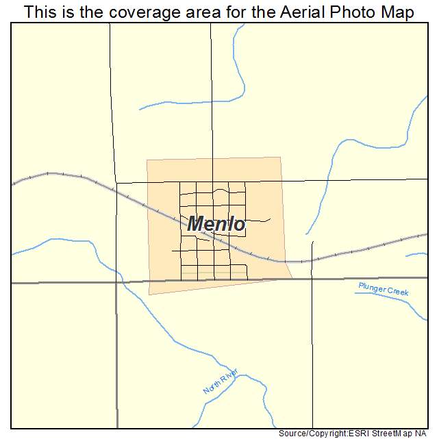 Menlo, IA location map 