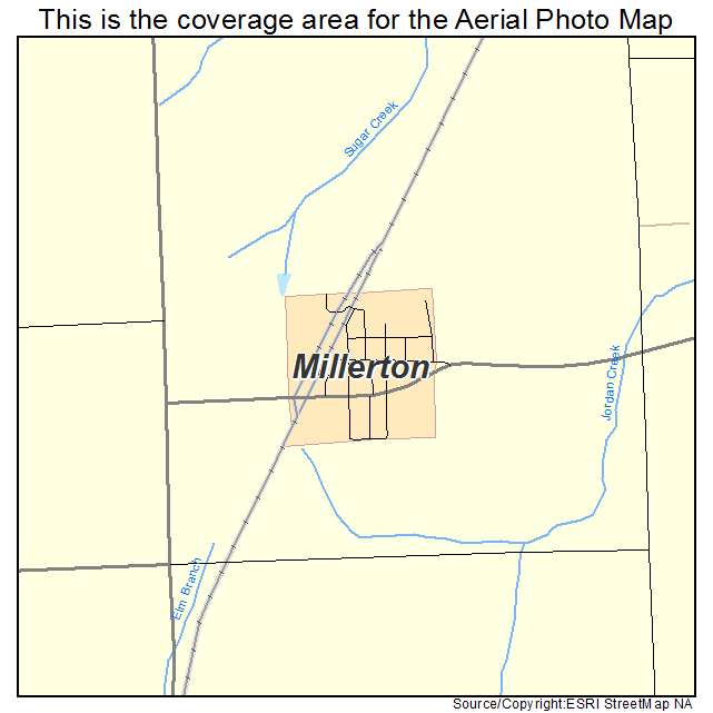 Millerton, IA location map 