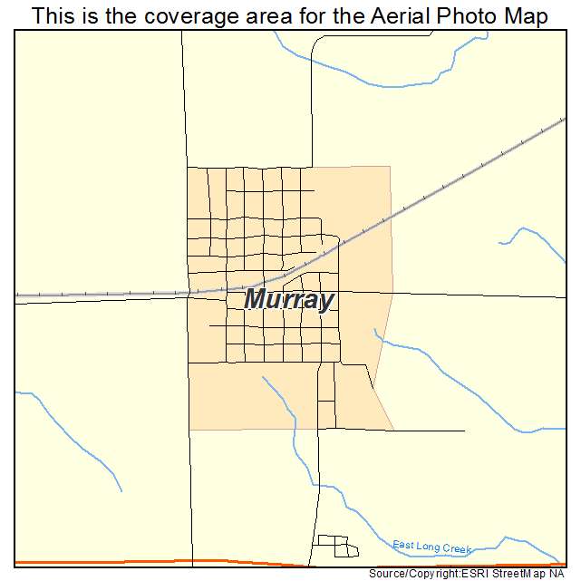 Murray, IA location map 