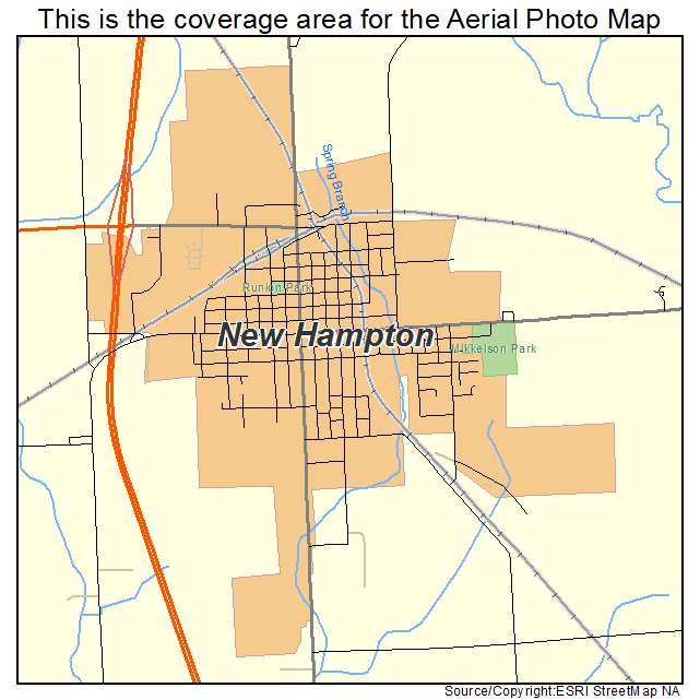 New Hampton, IA location map 