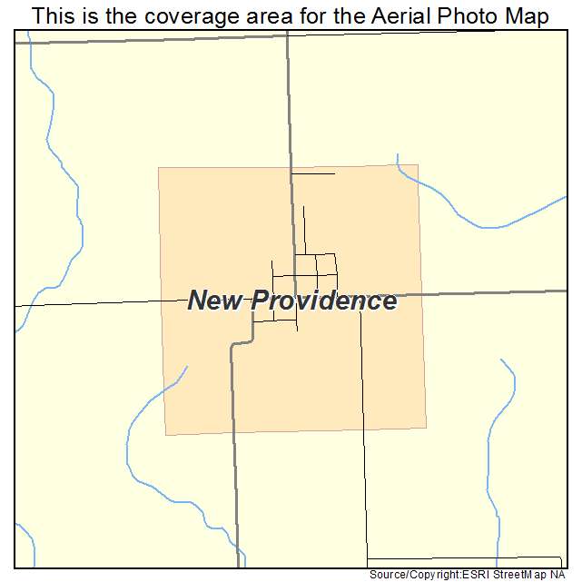 New Providence, IA location map 