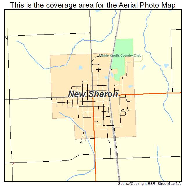 New Sharon, IA location map 
