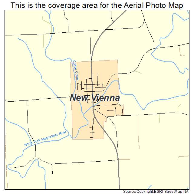 New Vienna, IA location map 