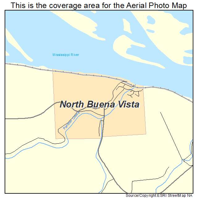 North Buena Vista, IA location map 