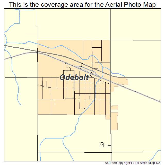 Odebolt, IA location map 