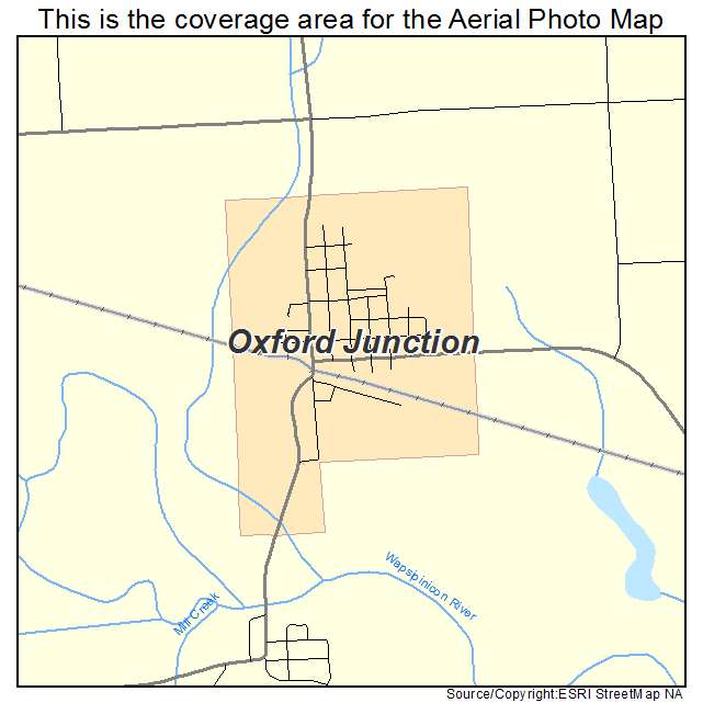 Oxford Junction, IA location map 