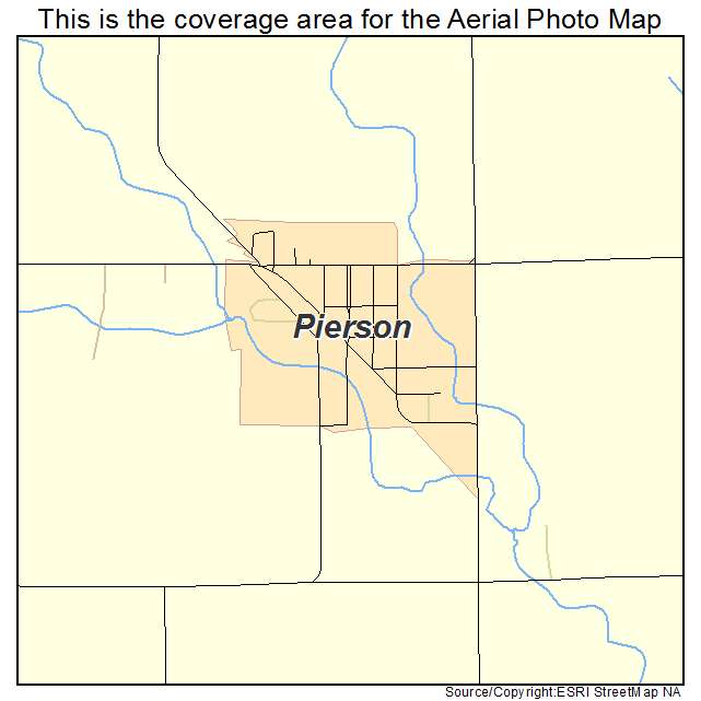 Pierson, IA location map 