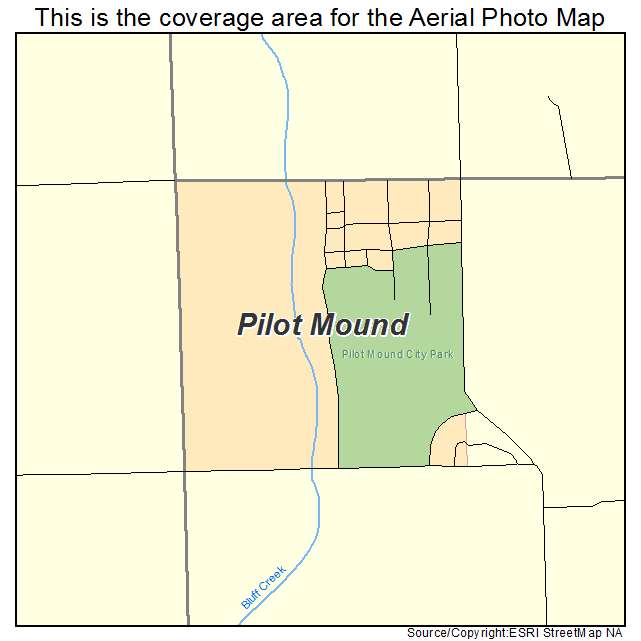 Pilot Mound, IA location map 