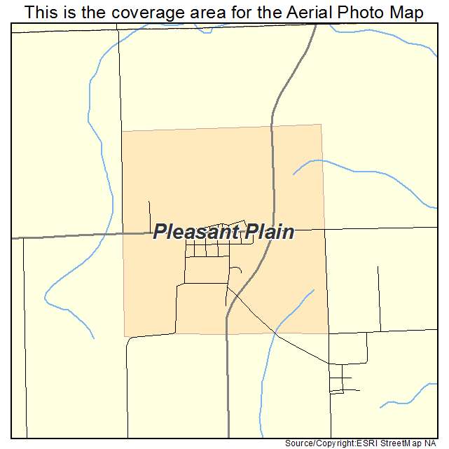 Pleasant Plain, IA location map 