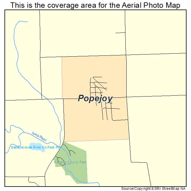 Popejoy, IA location map 