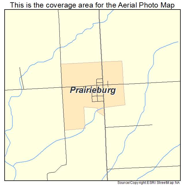 Prairieburg, IA location map 