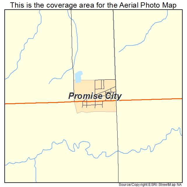Promise City, IA location map 