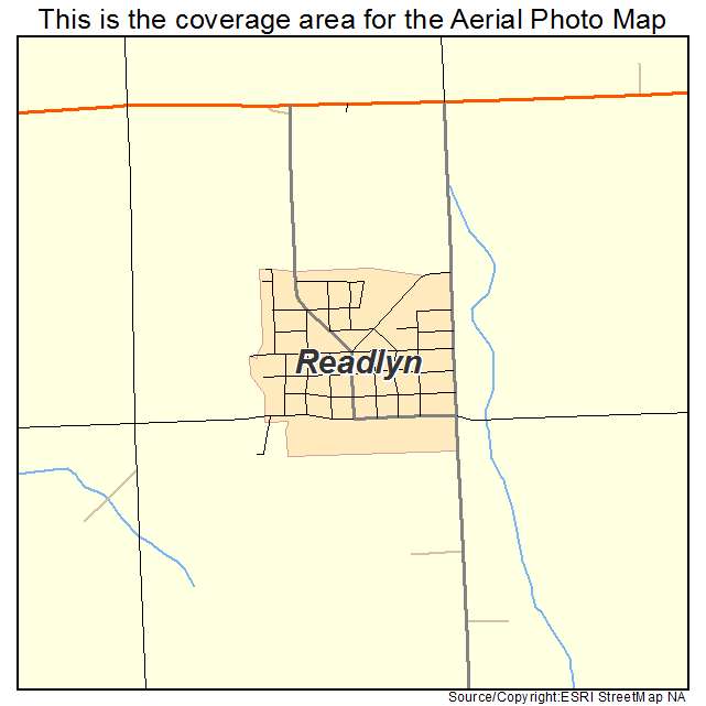 Readlyn, IA location map 