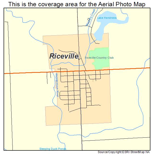 Riceville, IA location map 