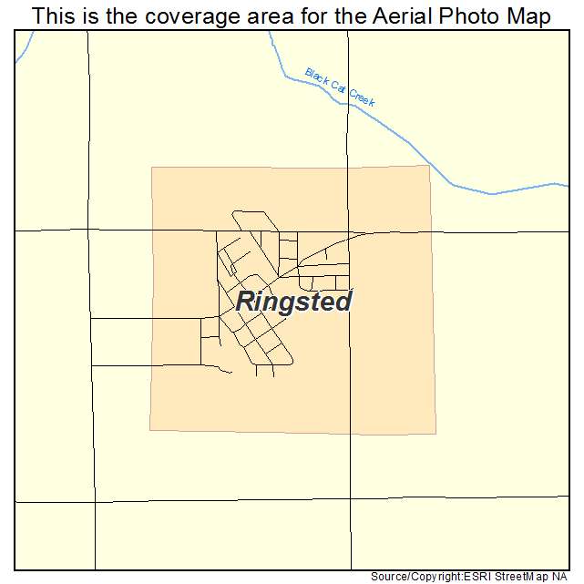 Ringsted, IA location map 