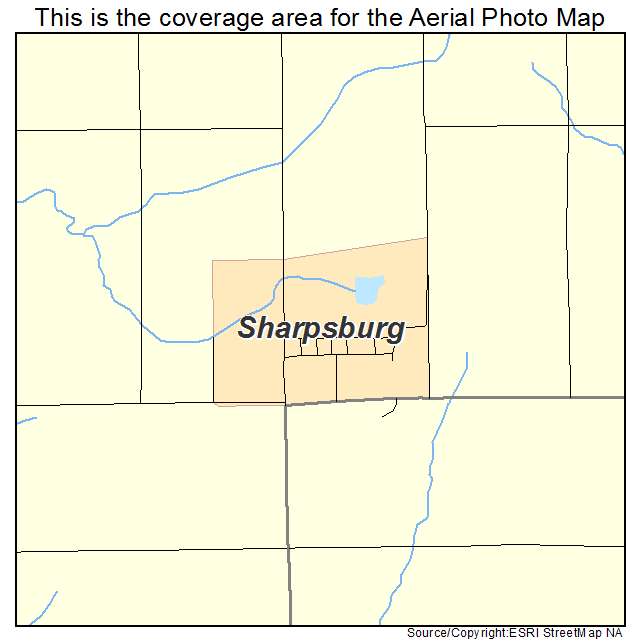 Sharpsburg, IA location map 