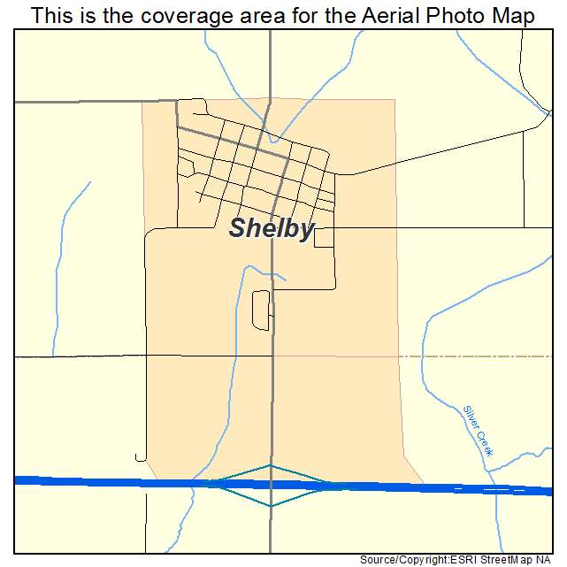 Shelby, IA location map 