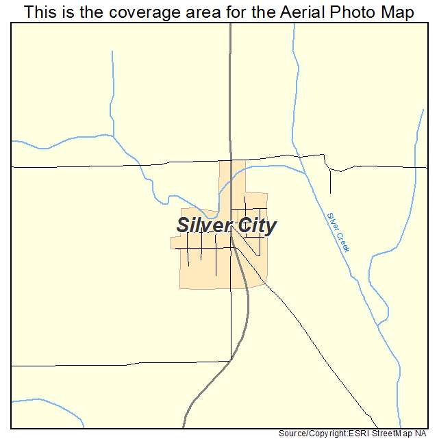 Silver City, IA location map 