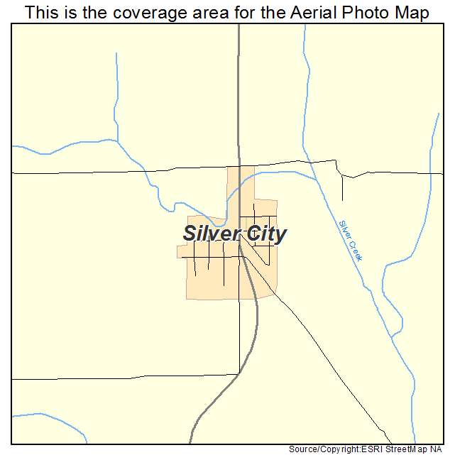 Silver City, IA location map 