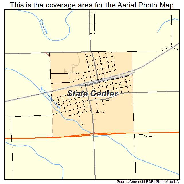 State Center, IA location map 