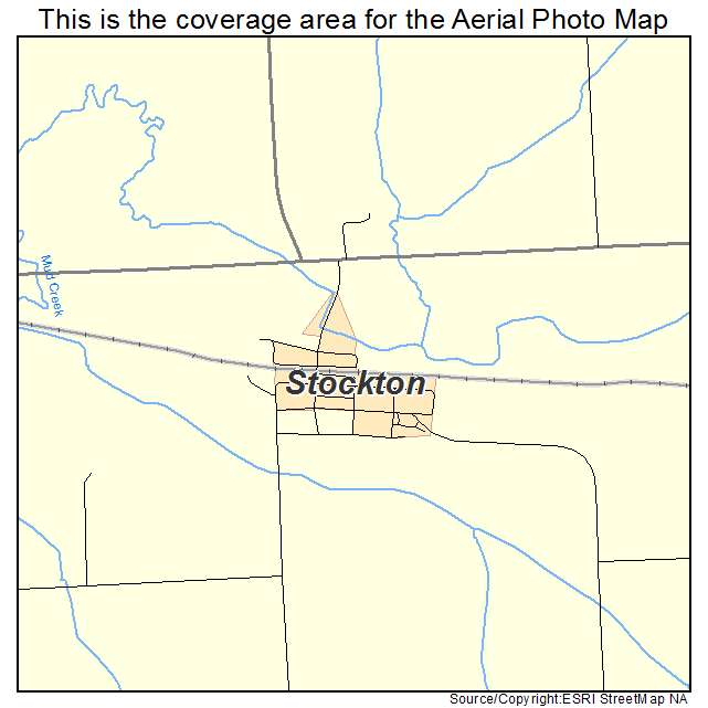 Stockton, IA location map 