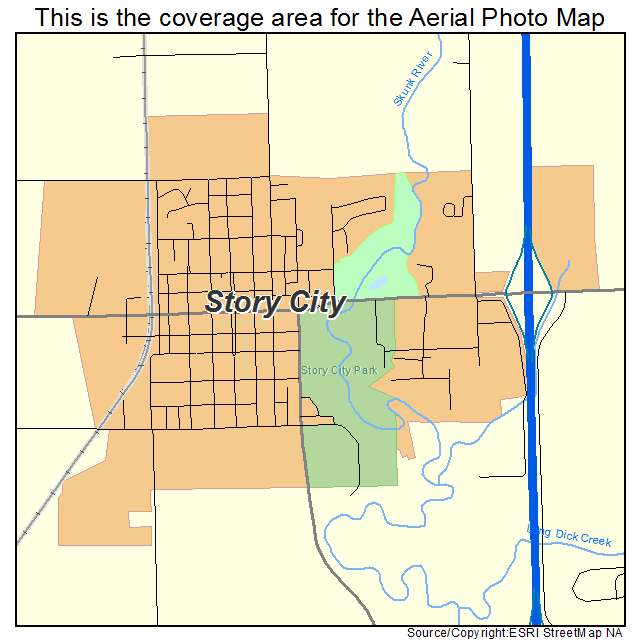 Story City, IA location map 