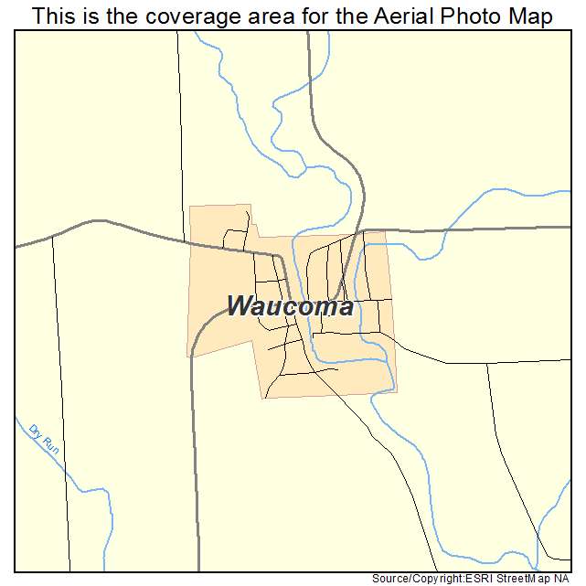 Waucoma, IA location map 