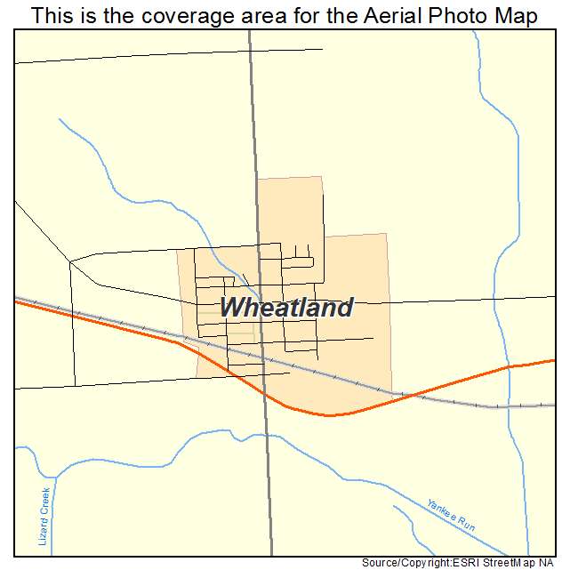 Wheatland, IA location map 