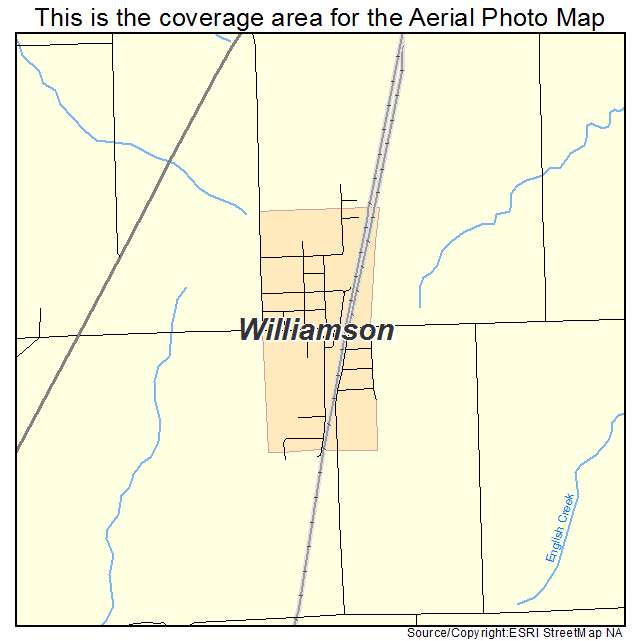 Williamson, IA location map 
