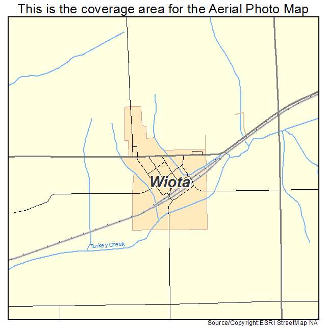 Wiota, IA location map 