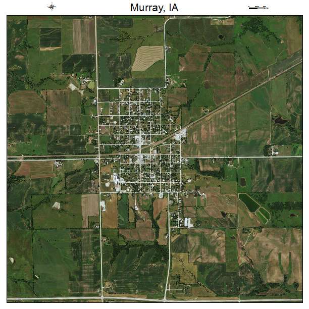 Murray, IA air photo map