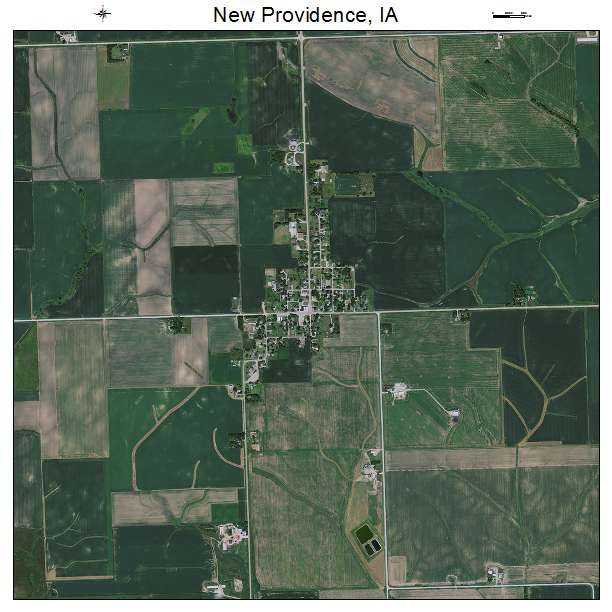 New Providence, IA air photo map