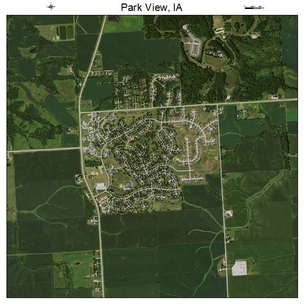 Park View, IA air photo map