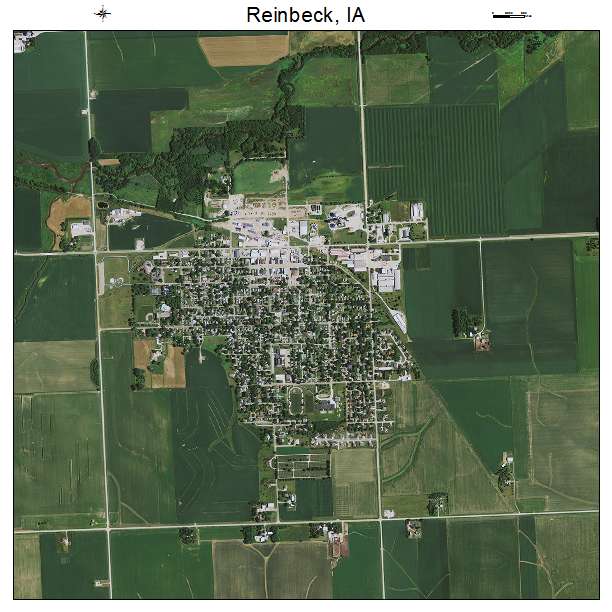 Reinbeck, IA air photo map